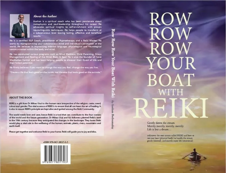 Book cover: Row Row Row Your Boat with REIKI