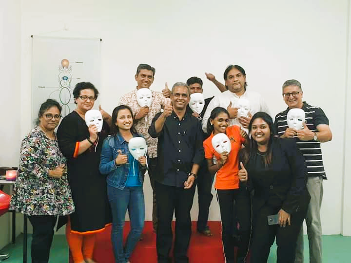 WhatsApp Image 2025-05-14 at 19.28.28_8ee8504b - Corporate Mind Craft Mind Mastery Program - Group photo at event with participants and mascot